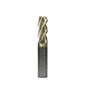 Cobra Carbide EMSC 1/2 2FSER (R. 090) 45A Copperhead-PRO ZrN 1-5/8 x 4 , No. of Flutes: 2, Cut Diameter " 1/2, LOC " 1 5/8, Shank Diameter " 1 o, Excellent Quality End Mill for Professional Use - (Pack of 1)