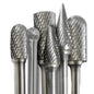 6 Pcs 3/8 Double Cut Burr Set (SD-3, SB-3, SC-3, SF-3, SG-3, SM-4)