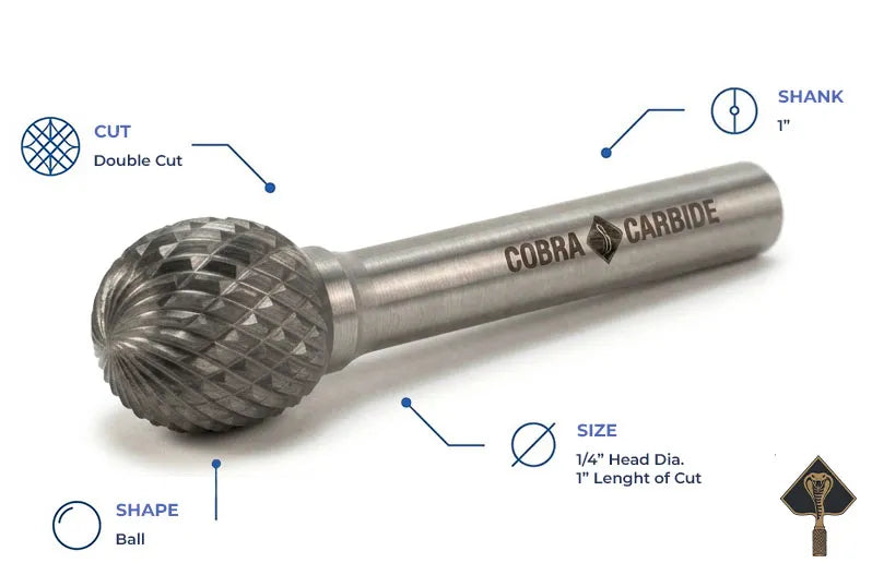 SD Double Cut Burrs