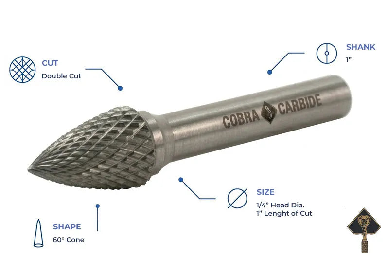 SJ Double Cut Burrs
