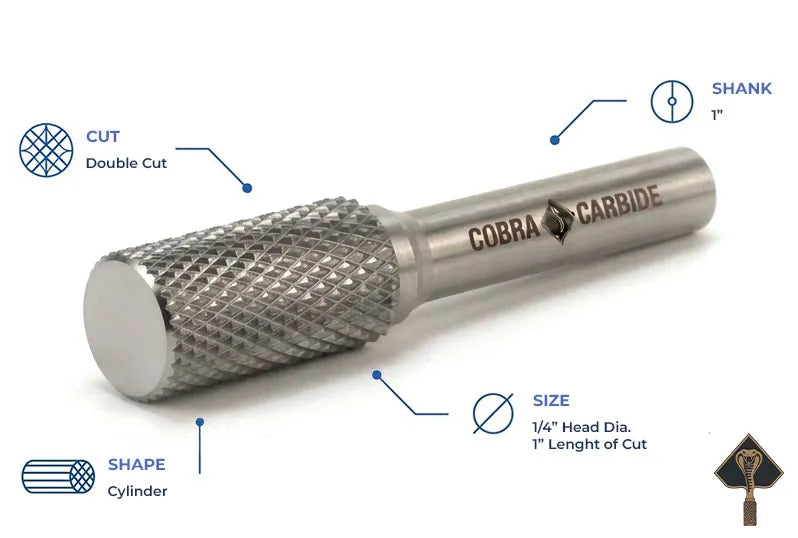 SB Double Cut Burrs