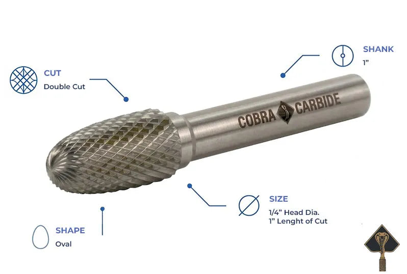 SE Single Cut Burrs
