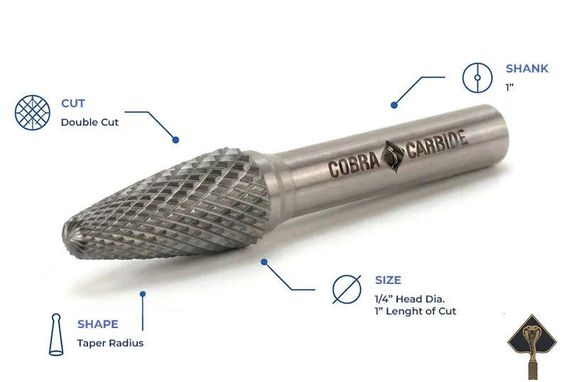 SL Double Cut Burrs