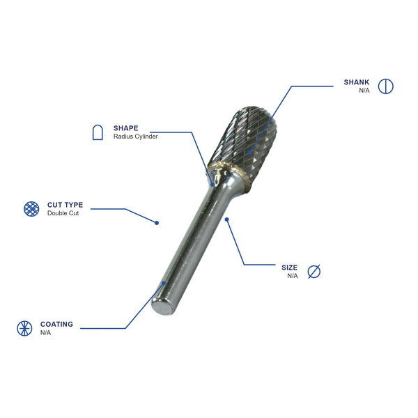 SC-14 Double Cut Carbide Burr