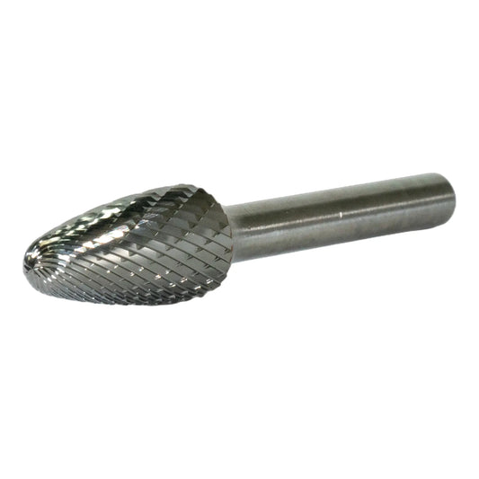 SF Double Cut Carbide Burr, 3 4 inch dia 1 inch LOC