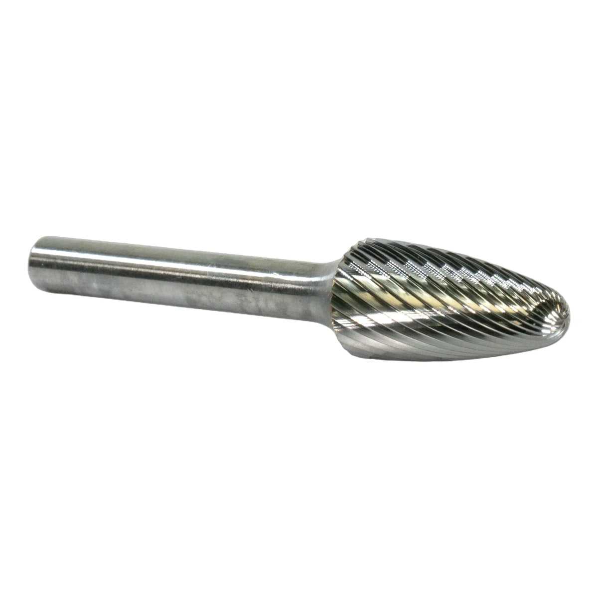 SF Single Cut Carbide Burr, 3 16 inch dia 1 2 inch LOC