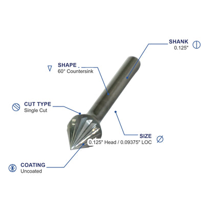 SJ-42 Single Cut (Double End) CRB. Burr