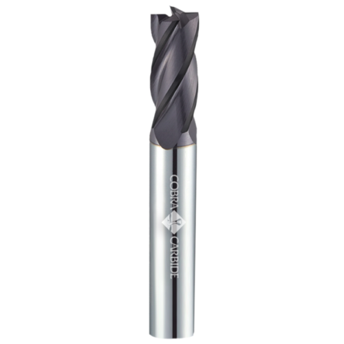 "EMSC 1/2 x 1/2 4FSER Bright 1 x 3 End Mill from Cobra Carbide.