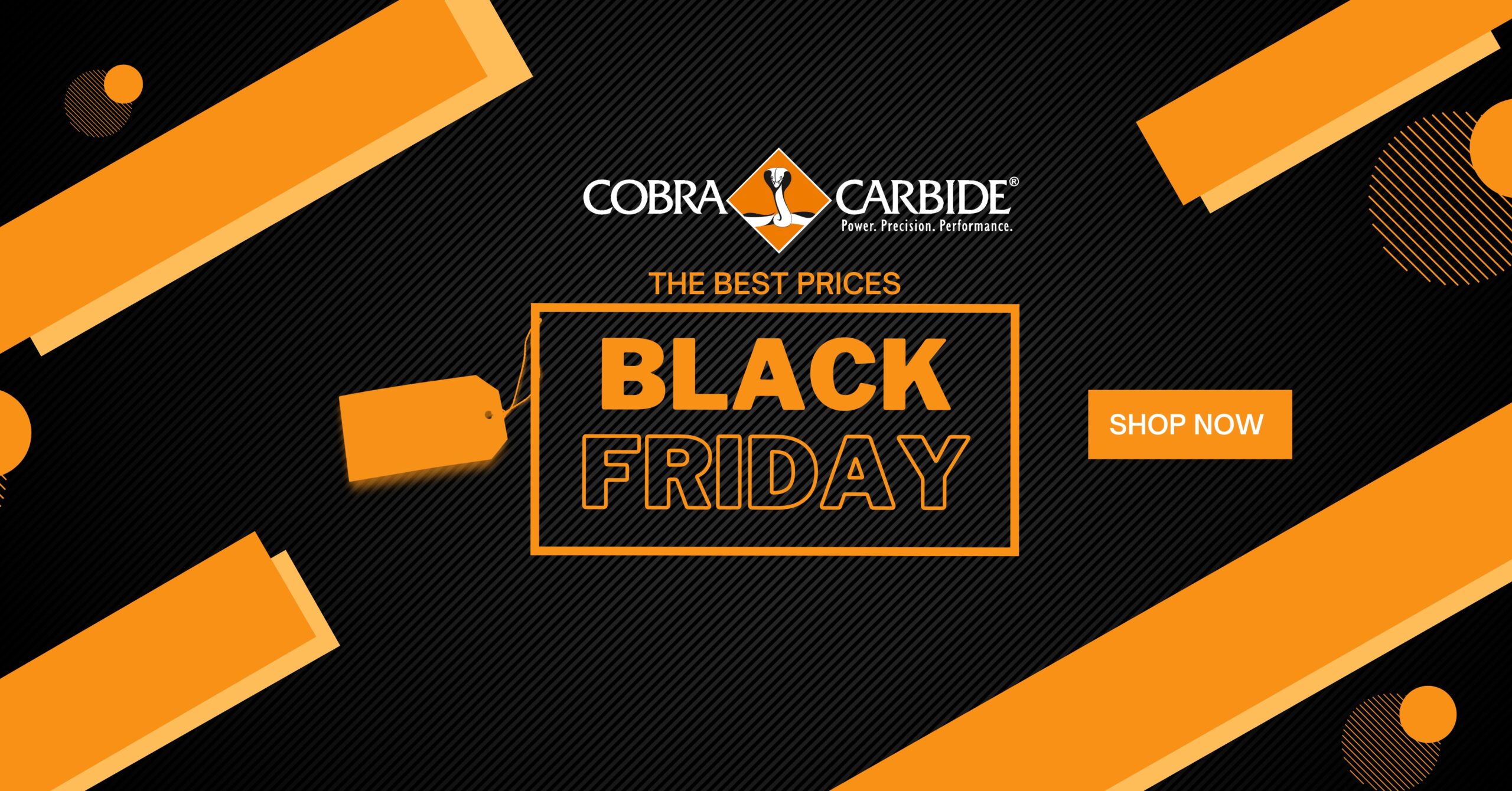 Black Friday sale banner for cobra